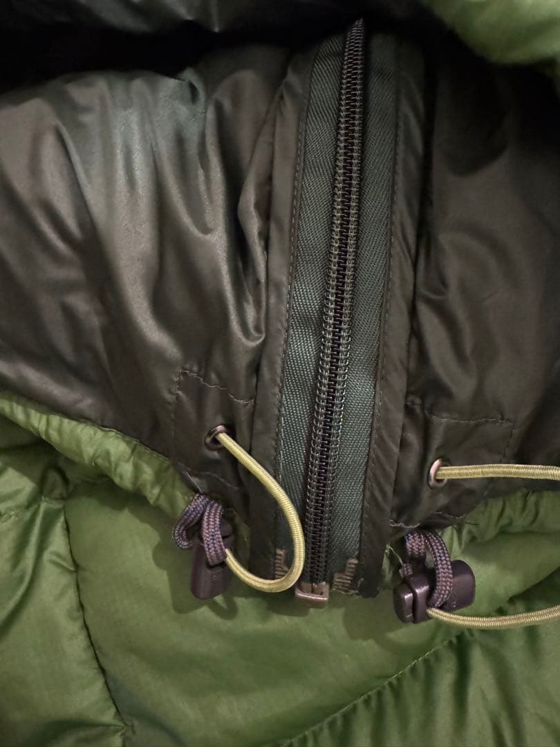 廃盤品 mont-bell グリーン ライトアルパインダウンパーカ M