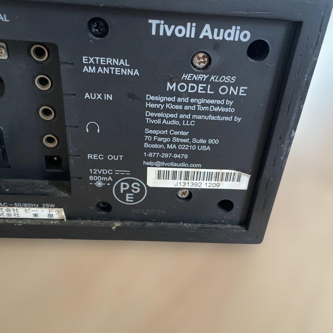 Tivoli Audio MODEL ONE ブラック　チボリオーディオ
