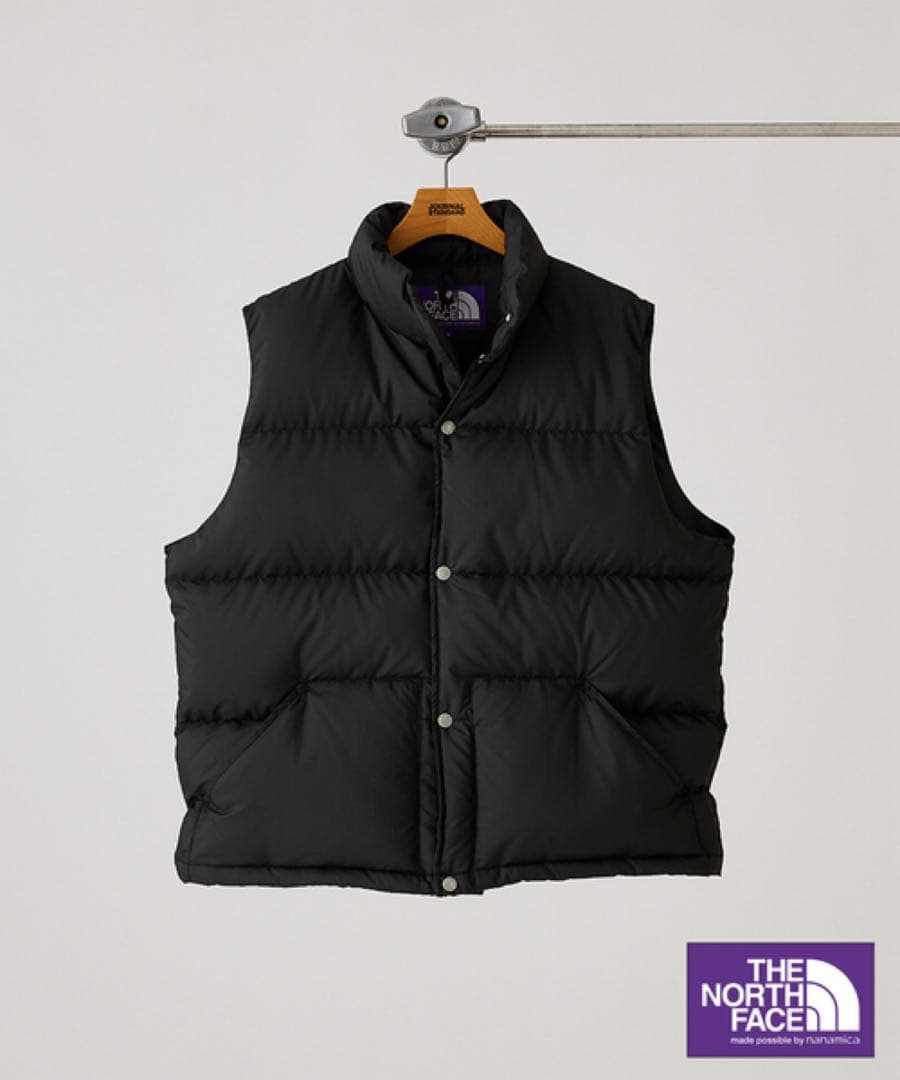 zonoノースフェイス パープルレーベル ジャーナル別注 ダウンベスト