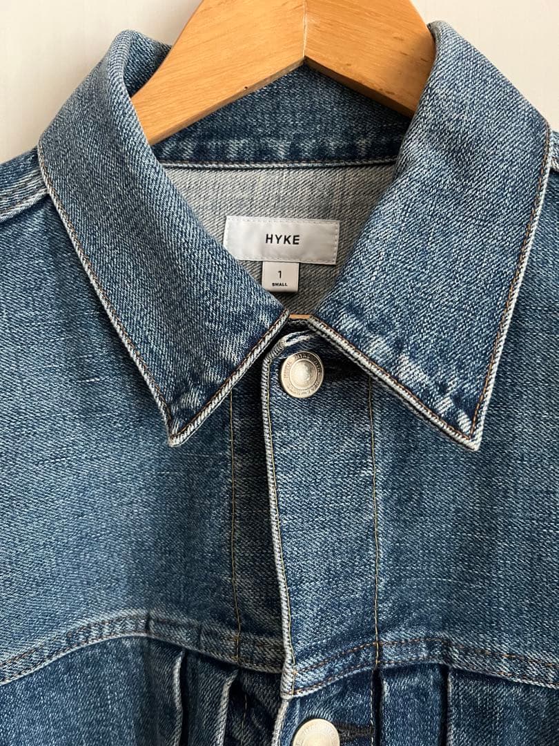 hyke 2024 バルーンスリーブ デニムジャケット サイズ1