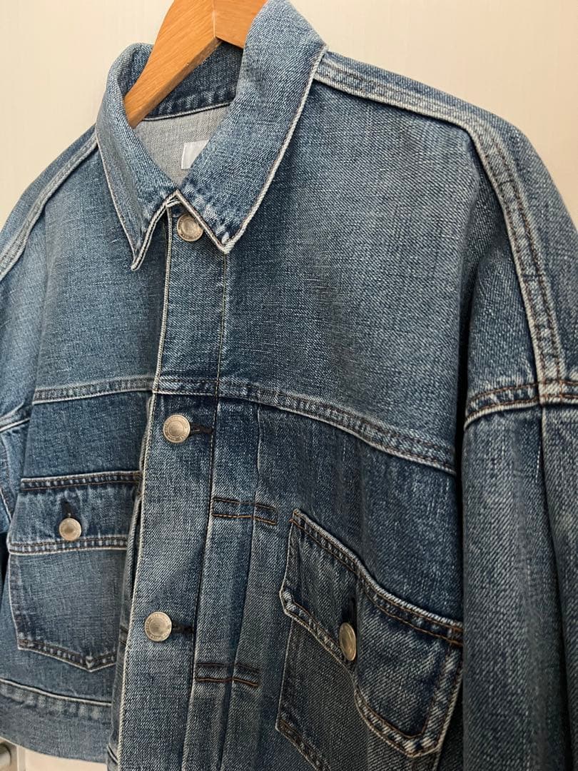 hyke 2024 バルーンスリーブ デニムジャケット サイズ1