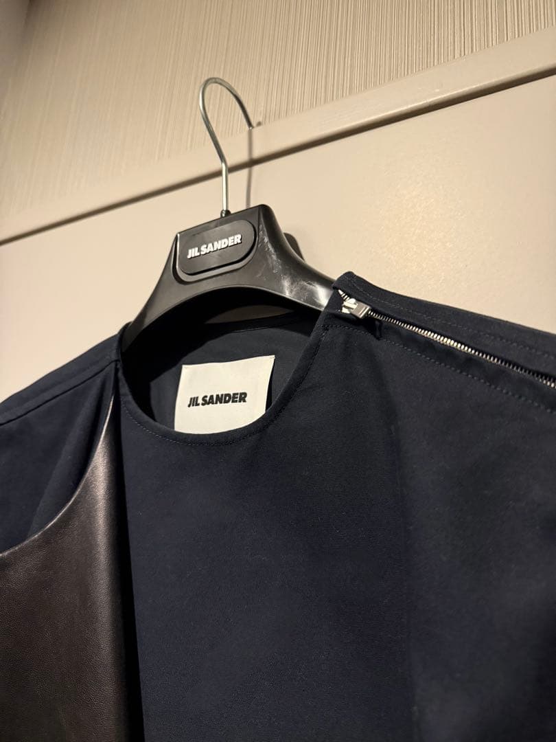 jil sander 23aw レザー切り替えジャケット ジルサンダー