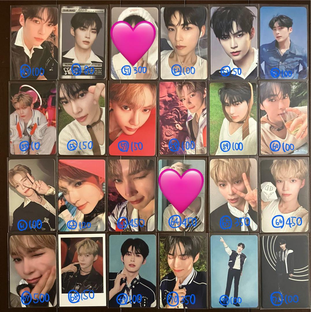 ハンビン ソンハンビン トレカ 109枚 バラ売り 可