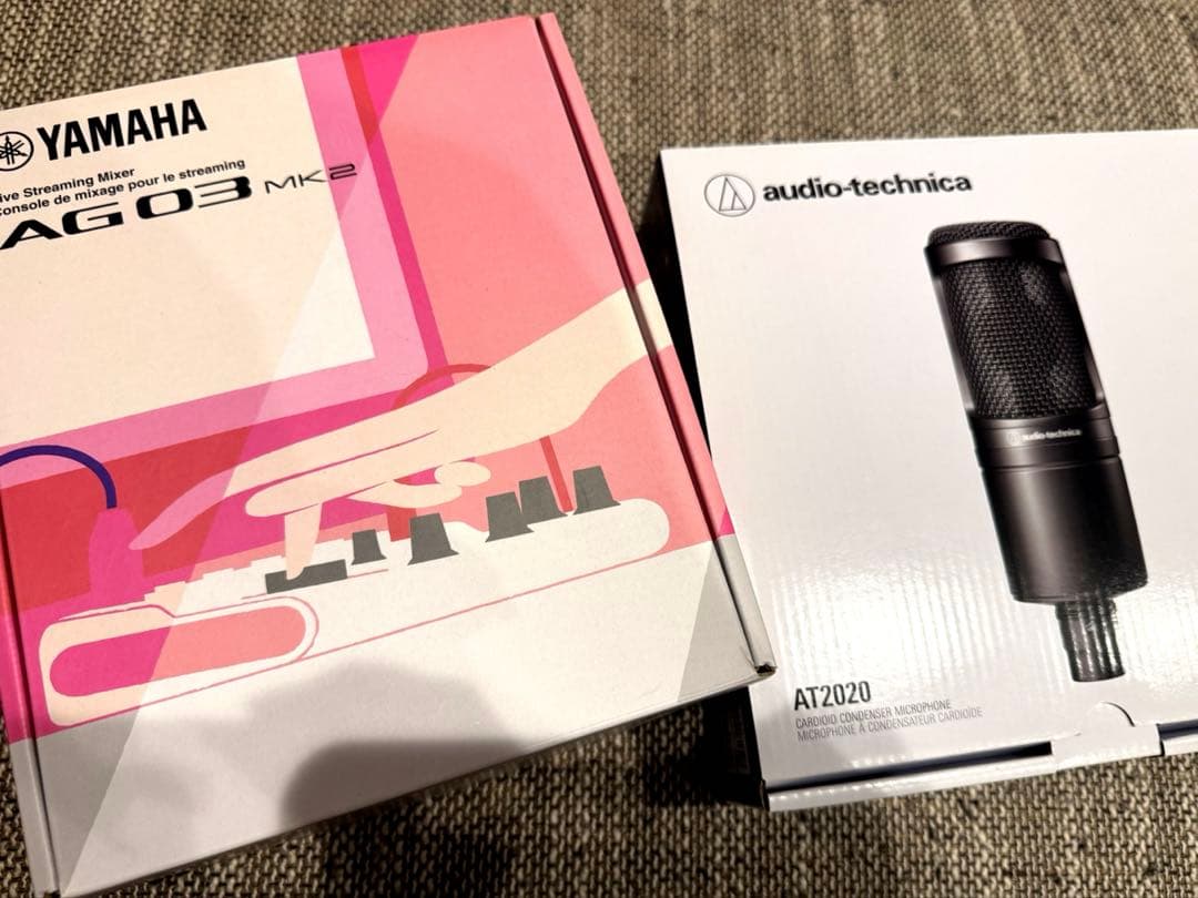 配信機器・PA機器・レコーディング機器 AG03 MK2 Audio-Technica AT2020