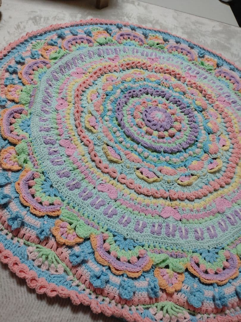 フラワーガーデンマンダラブランケット