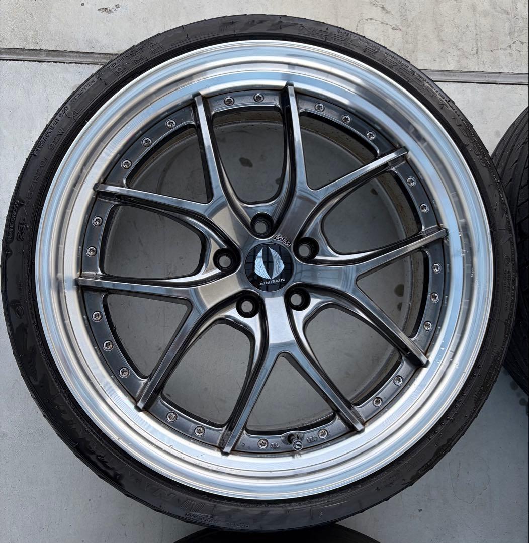 AIMGAIN（エイムゲイン）GTM 20インチ　タイヤホイール4本セット