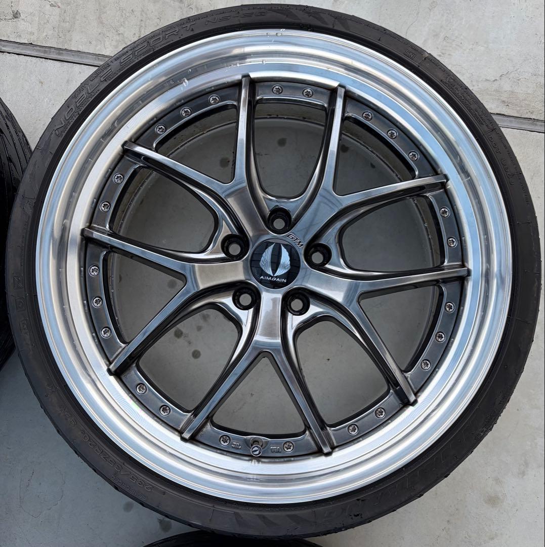 AIMGAIN（エイムゲイン）GTM 20インチ　タイヤホイール4本セット