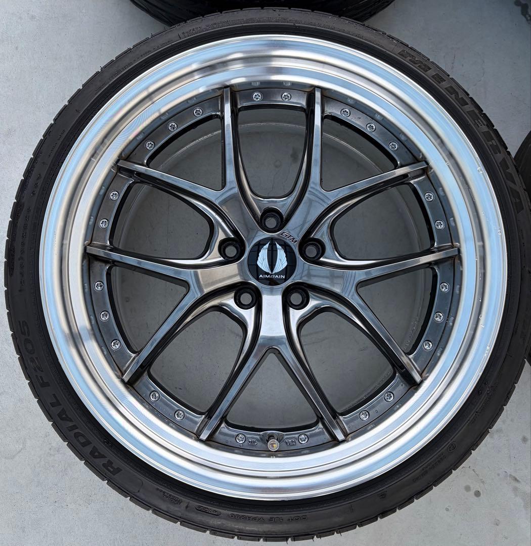AIMGAIN（エイムゲイン）GTM 20インチ　タイヤホイール4本セット