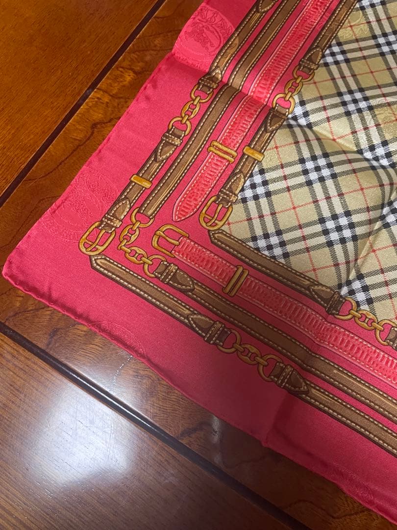 H*a様 Burberrys シルクコットンハンカチ 4色セット