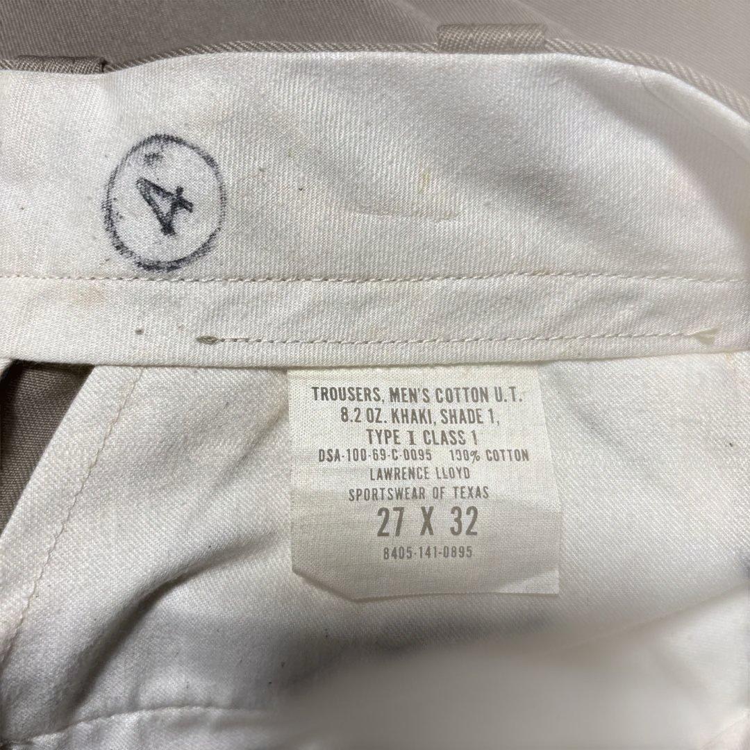 希少 60s　US ARMY 実物 軍チノ ほぼデッド　w27×L32