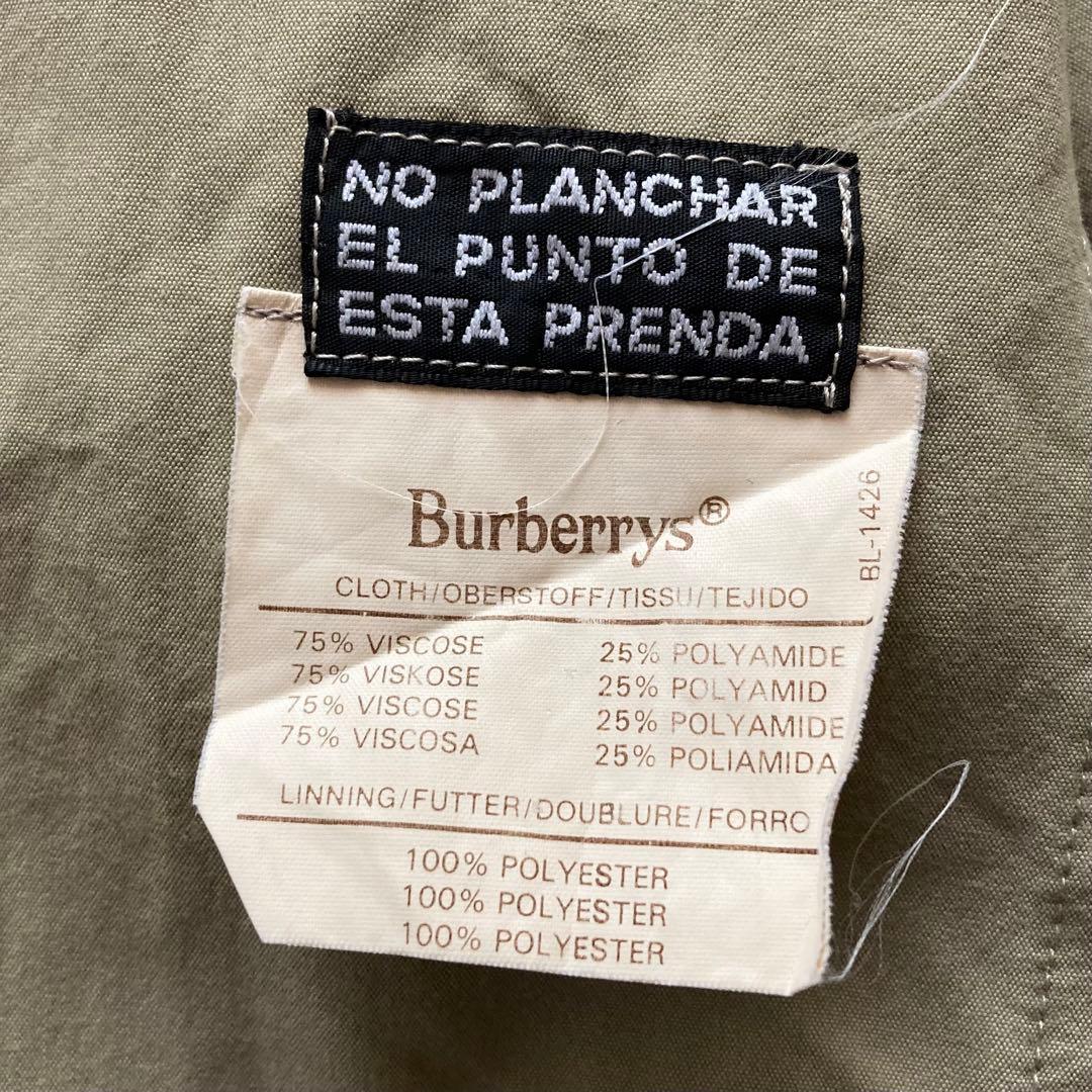 70s-80s Spain製 Burberrys viscose jacket