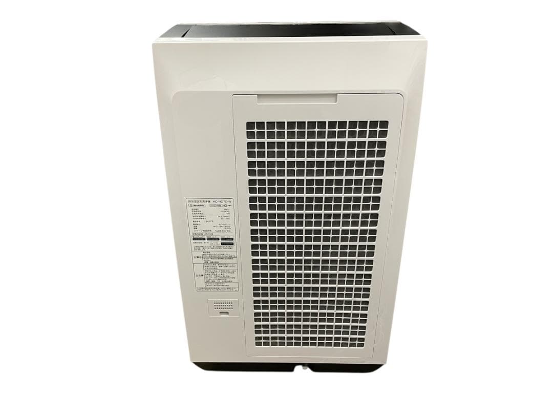 シャープ 徐加湿空気清浄機 2022年製 プラズマクラスター KC-HD70-W