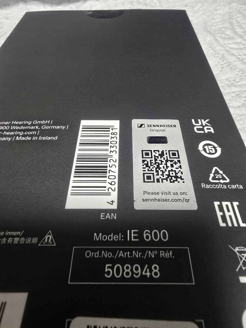 【付属品完備】SENNHEISER IE600 4.4mm mmcx