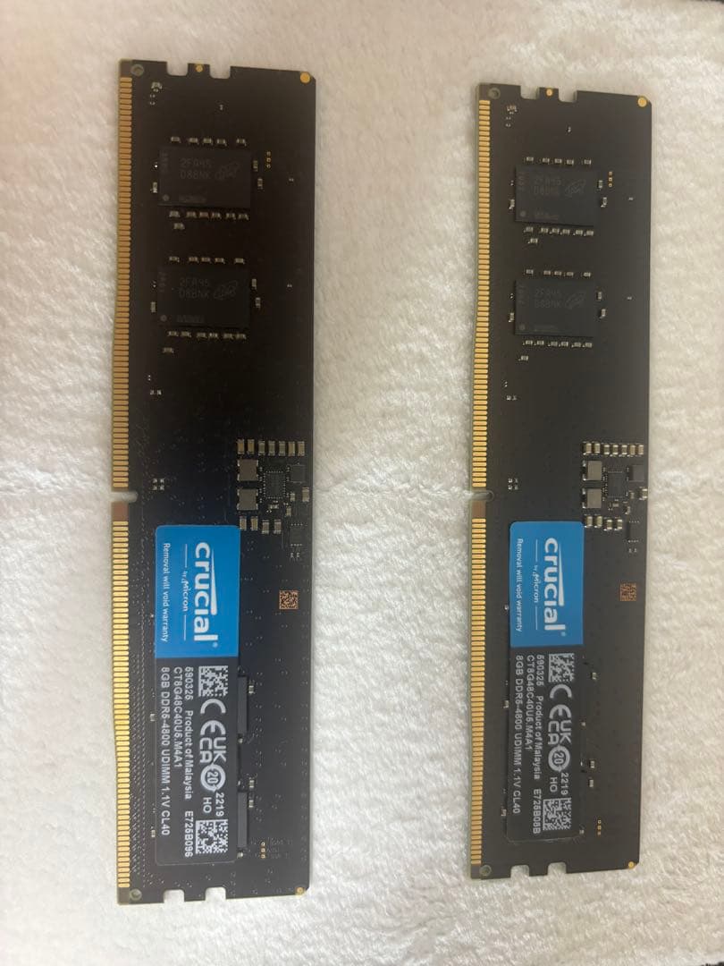 crucial DDR5-4800 16GB (8GB×2)