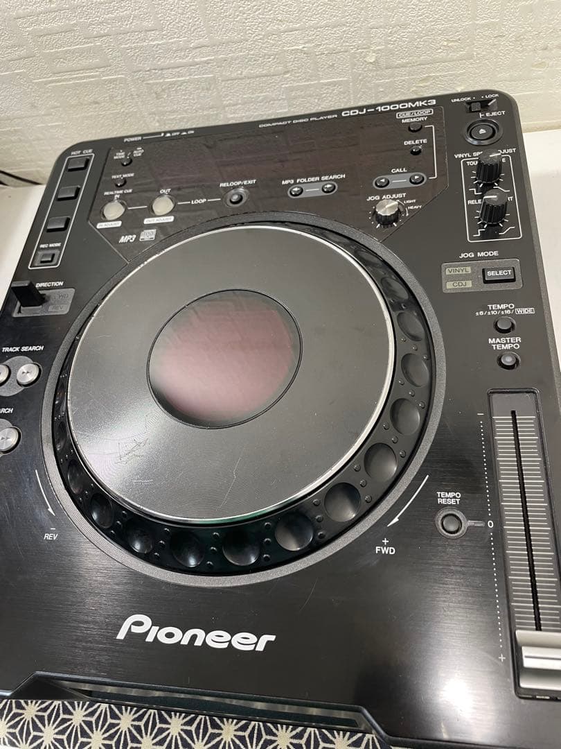 pioneer dj パイオニア　CDJ-1000mk3 回転部メンテナンス