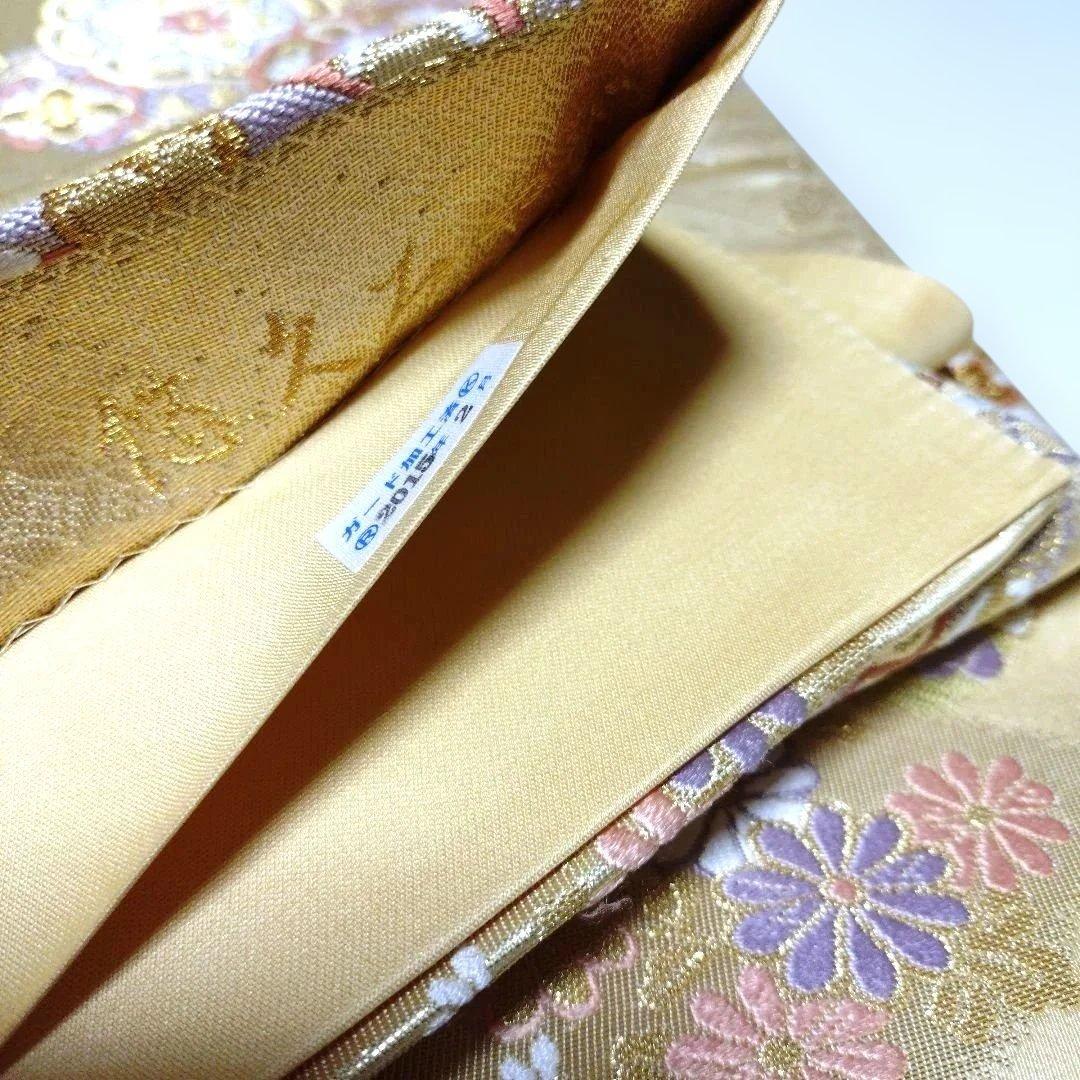 黒留袖と袋帯セット　金彩　作家物　正絹　トールサイズ　帯長尺