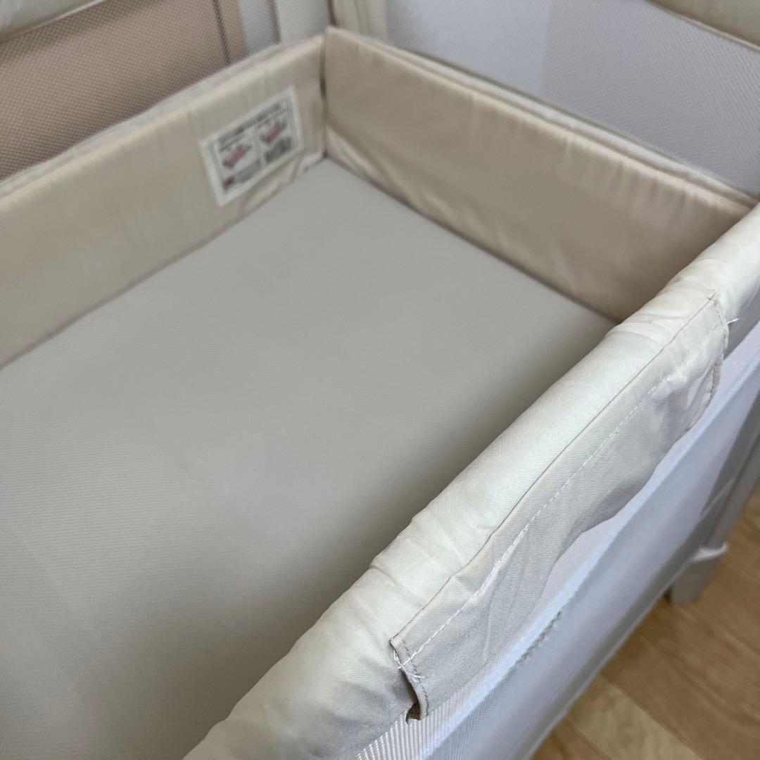 【〜3/18限定・美品】Aprica ココネルエアー ベビーベッド　折りたたみ