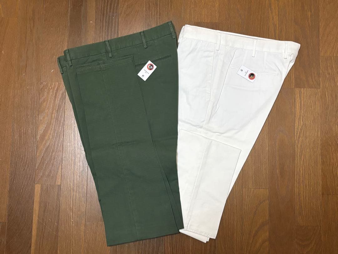 2本セット未使用 PT TORINO スリムフィット ストレッチ 48