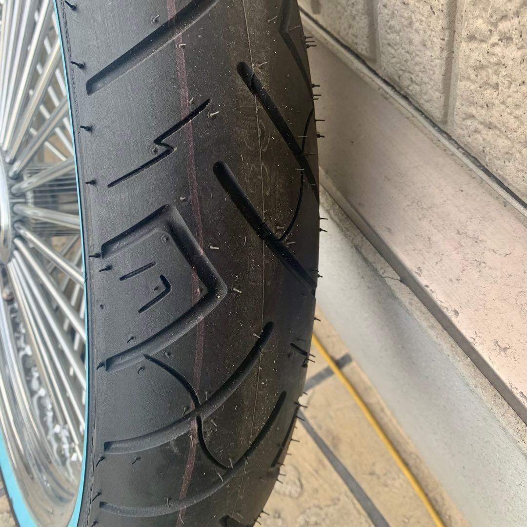 希少！ハーレー ファットスポークホイール 21×18inc タイヤ付 FXDWG