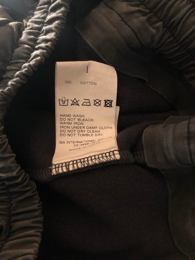 wizzard　レイヤード パンツ　チャコールグレー