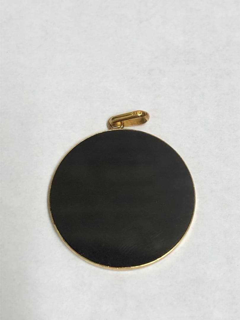 K18 オニキス　ペンダントトップ