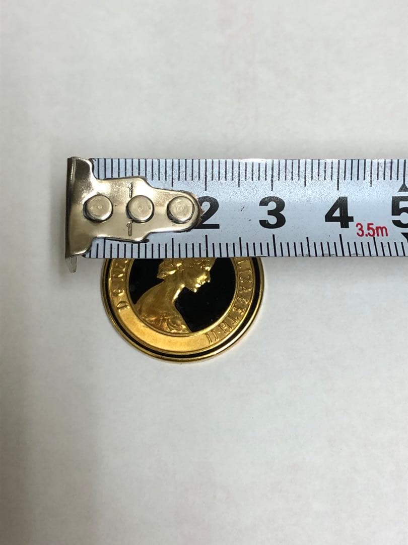 K18 オニキス　ペンダントトップ