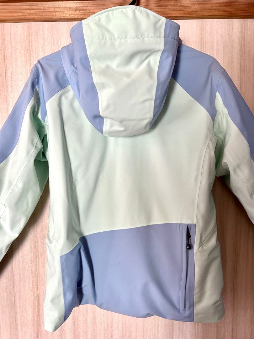 オンヨネ　スキーウェア　デモアウタージャケット　ライムxブルー