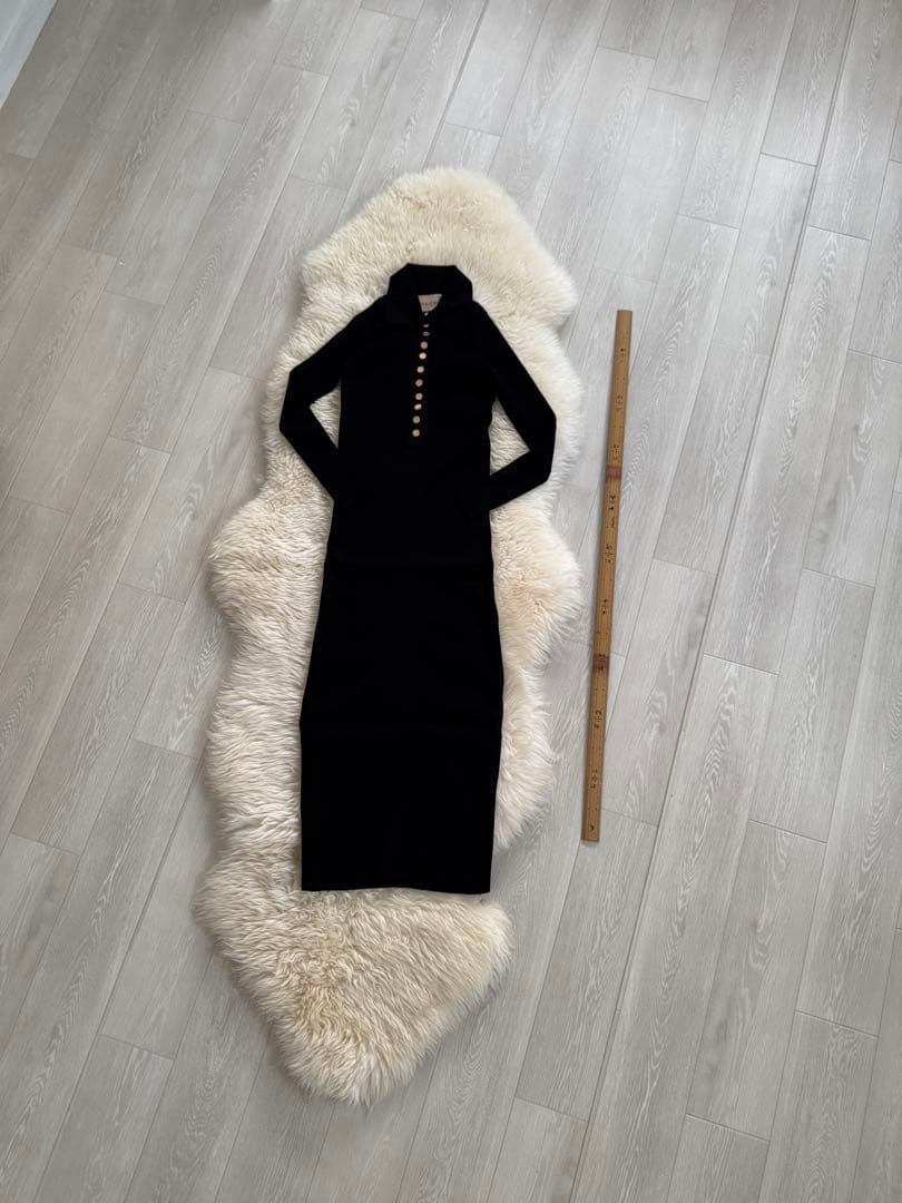 ミサ　GUCCI グッチ　リブニットワンピース　ミディドレスXS 美品