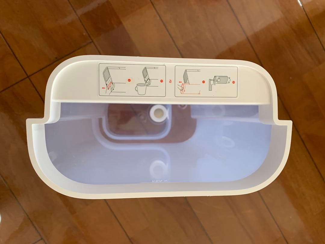 置き型加湿器 ホワイト タッチ式