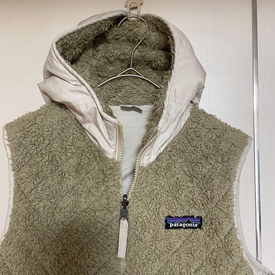 極美品　patagoniaパタゴニア　フーデットベスト　フリース　リバーシブルS