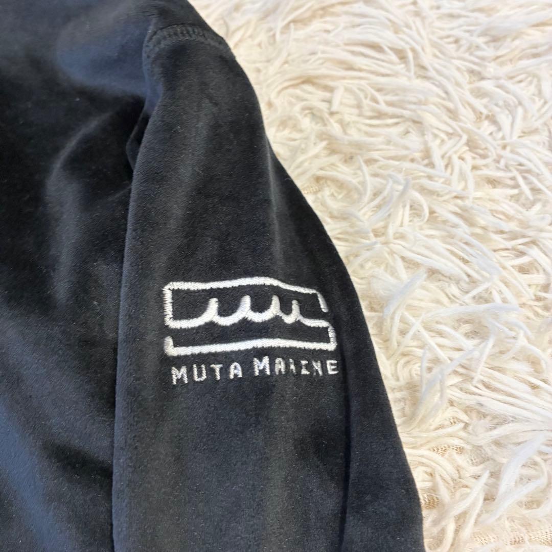 新品 muta MARINE ボンバーヒート モックネックシャツ ブラック 1