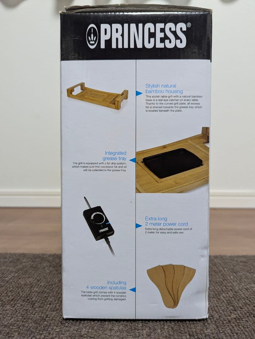 【新品未開封！】PRINCESS Table Grill Mini Pure