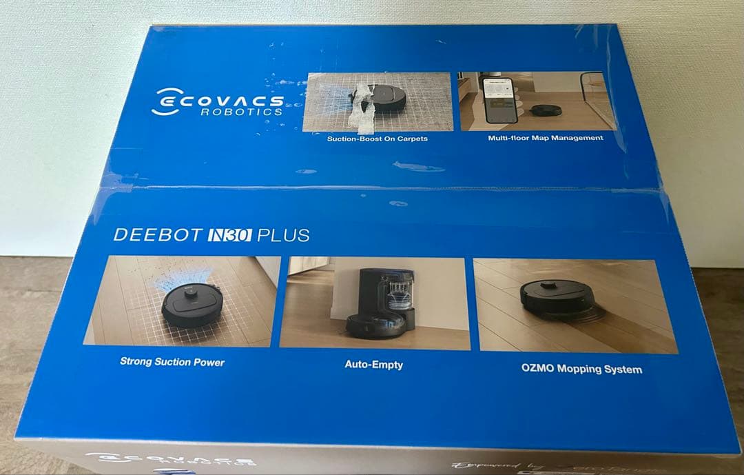 【新品、未開封】DEEBOT N30 PLUS ロボット掃除機（バッグレス設計）