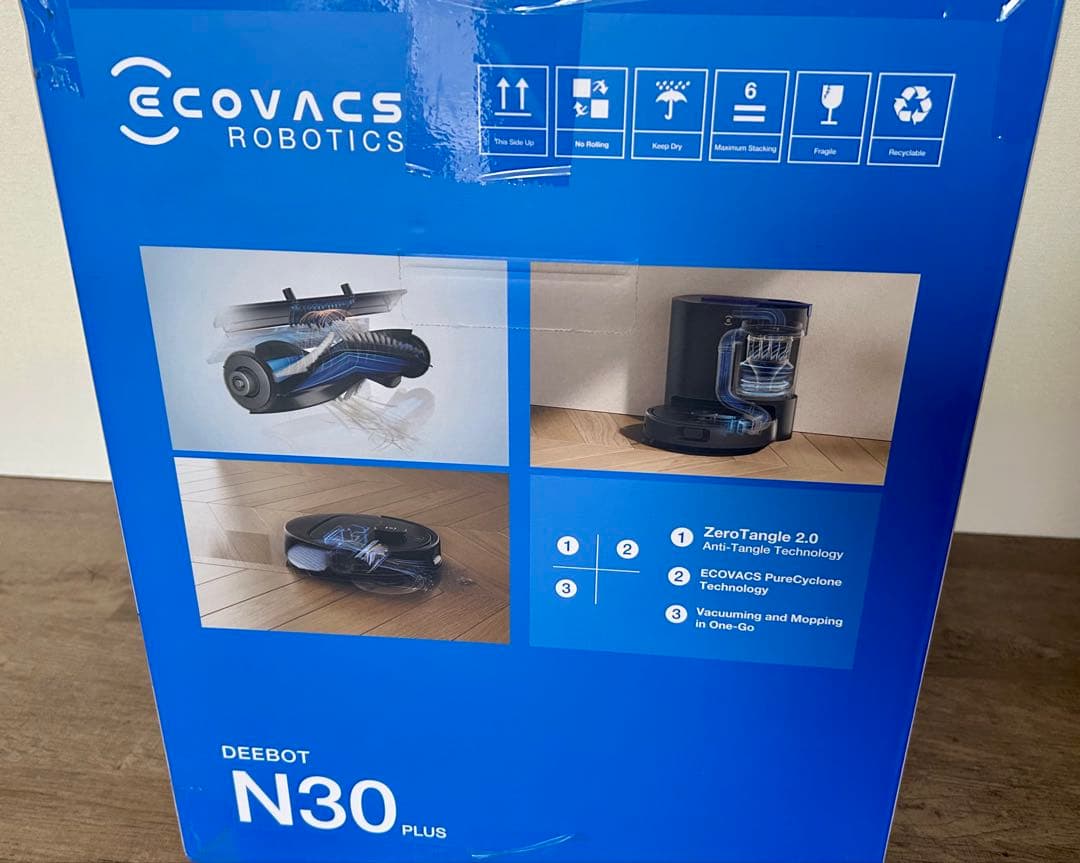 【新品、未開封】DEEBOT N30 PLUS ロボット掃除機（バッグレス設計）