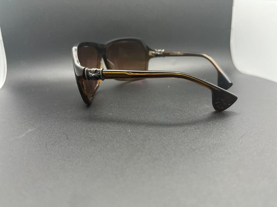 CHROME HEARTSクロムハーツ、ワームランチサングラス　レンズ度入