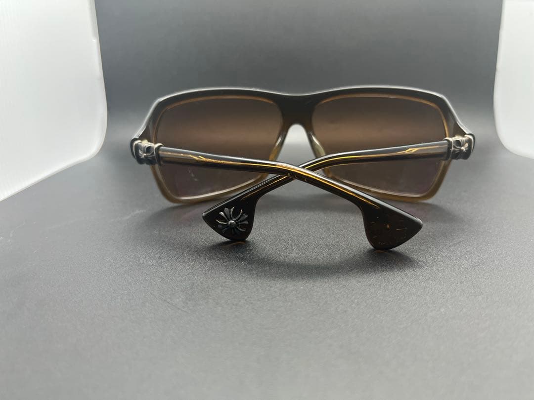 CHROME HEARTSクロムハーツ、ワームランチサングラス　レンズ度入