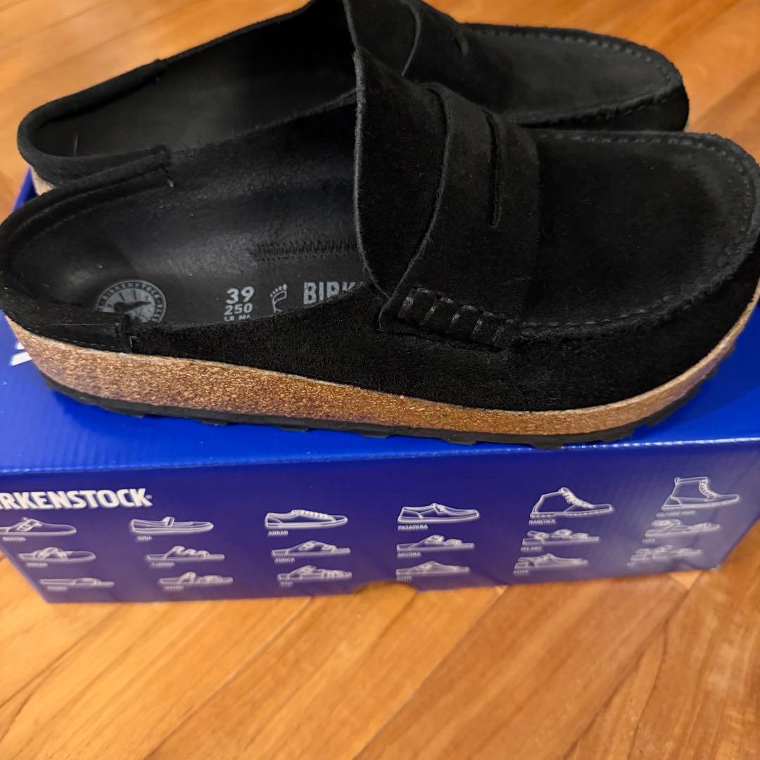 ビルケンシュトック ネープル 39 ブラック
