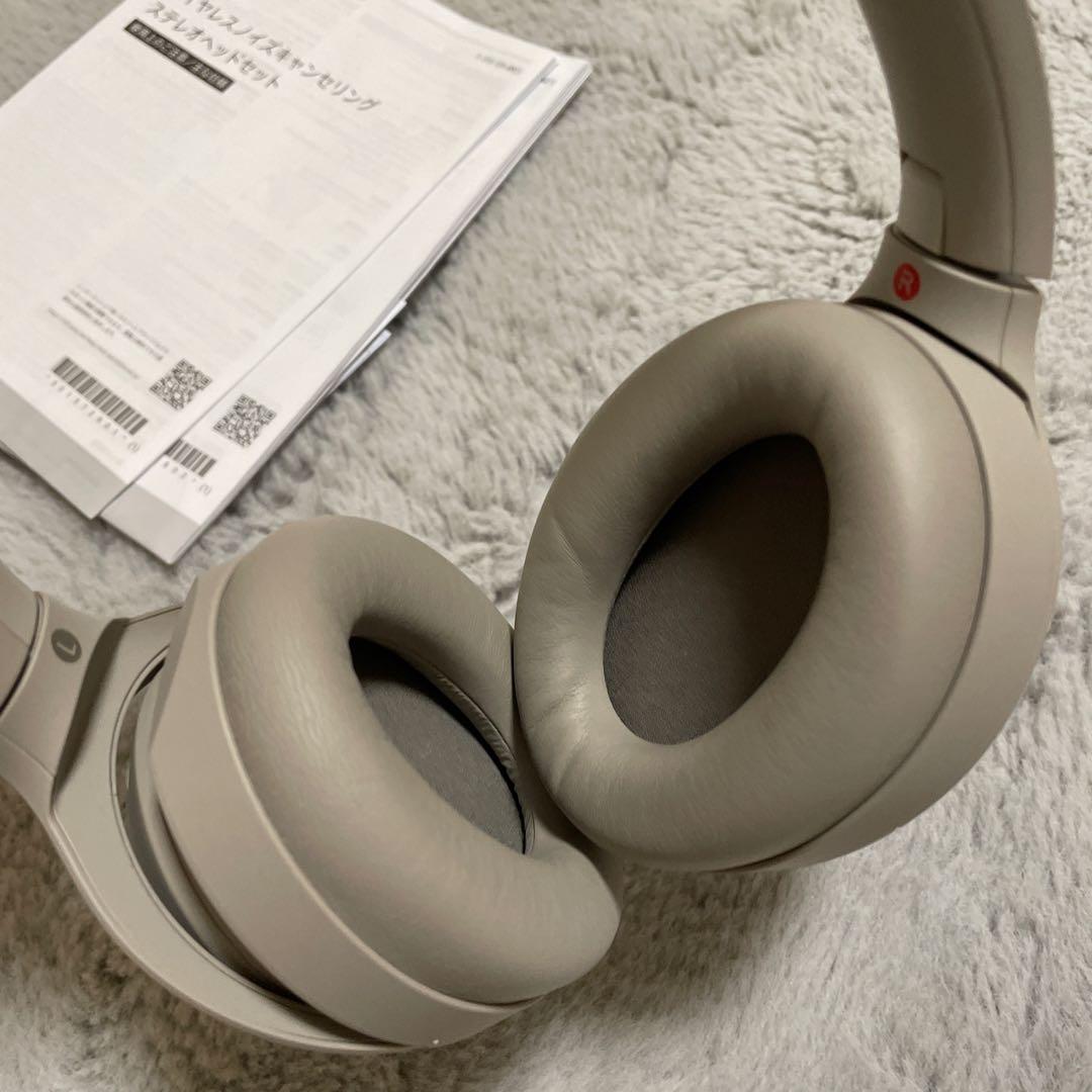 Sony WH-1000XM4 ワイヤレスヘッドホン ベージュ