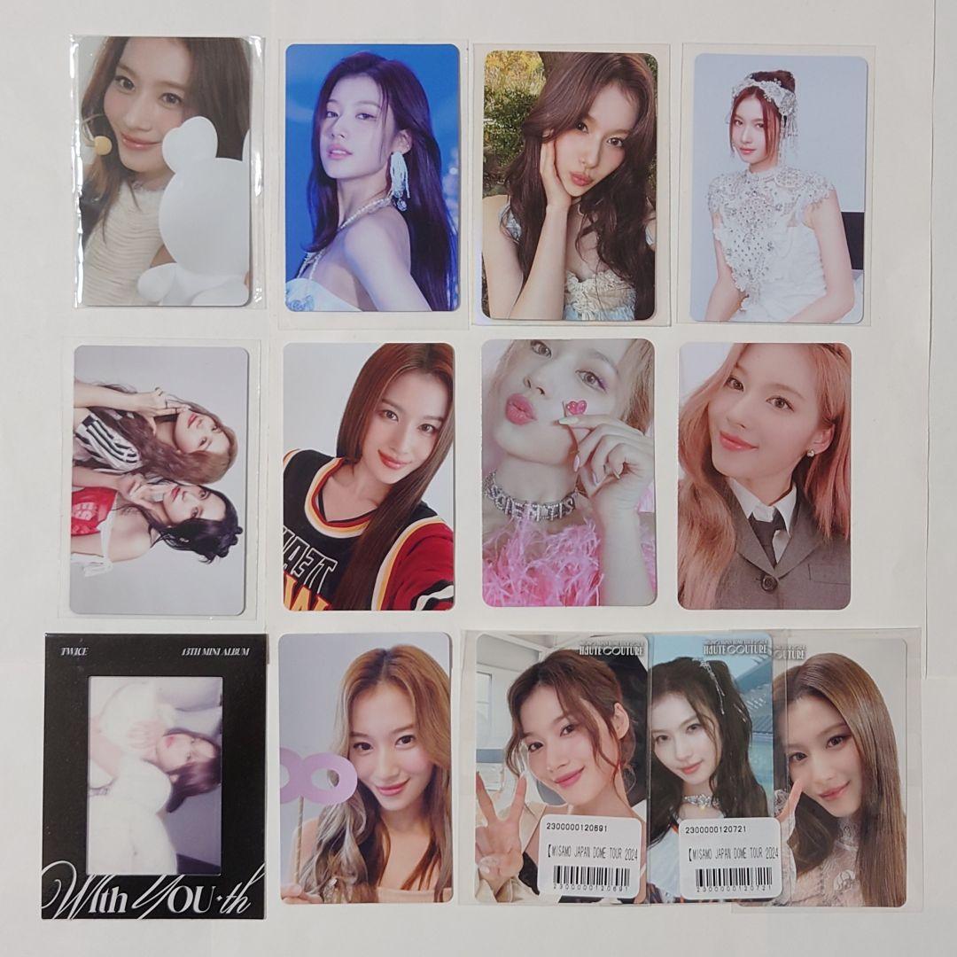 TWICE MISAMO サナ シリコンライト トレカ DIVE 初回A 13枚