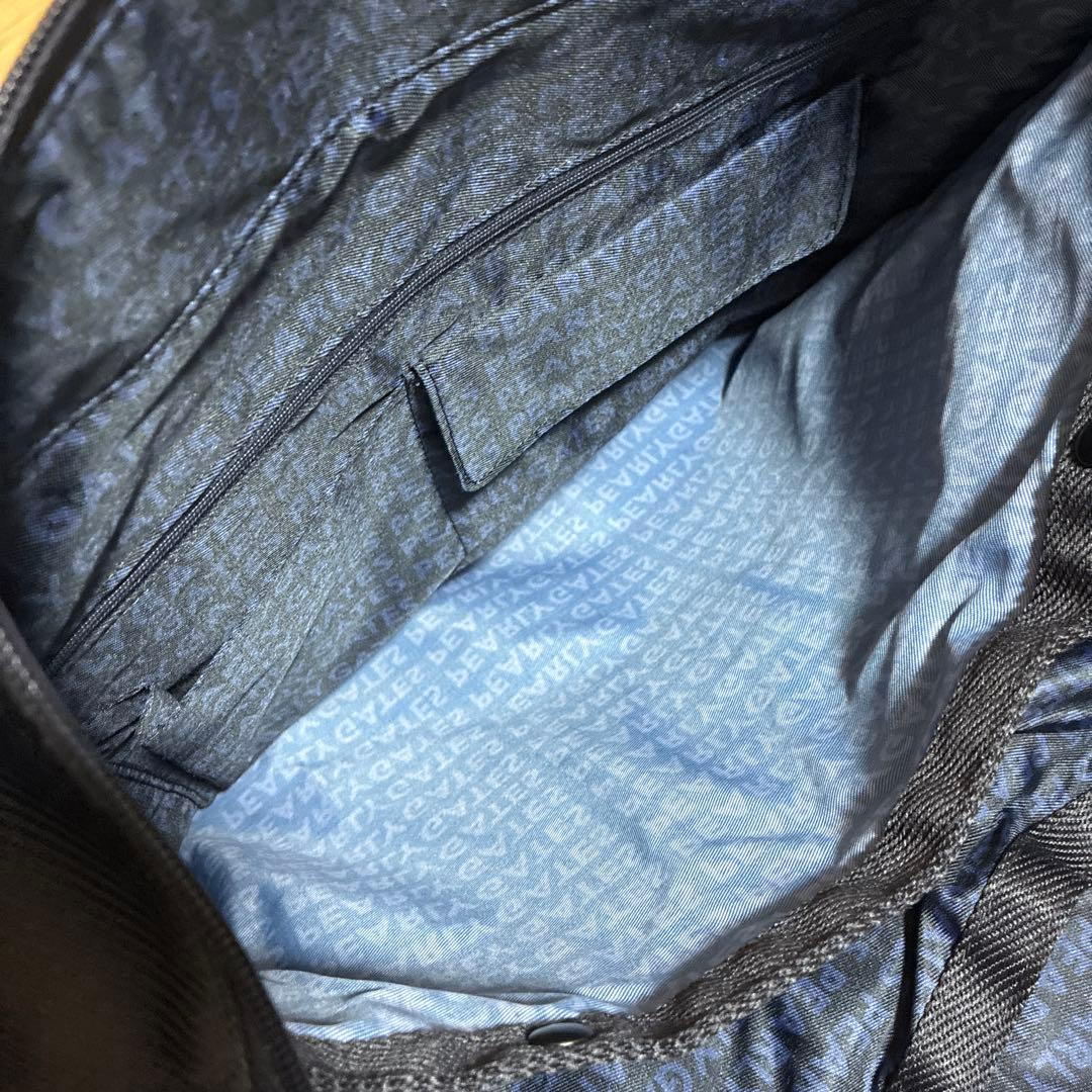 美品 PEARLY GATES パーリーゲイツ 大型ロッカーバック 色=ネイビー