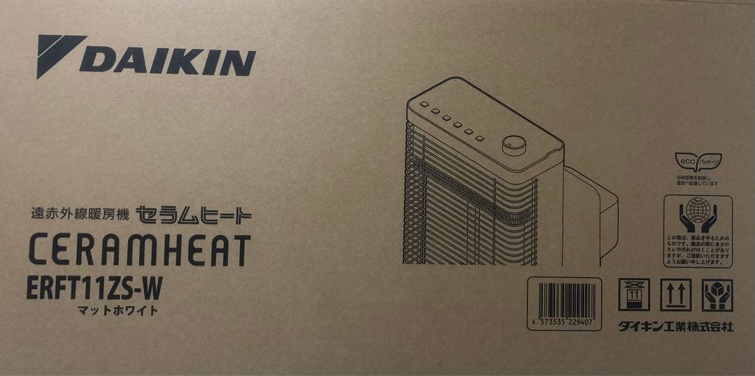 ラ*ム様 ダイキン ERFT11ZS-W [セラムヒート 首振り/マットホワイト