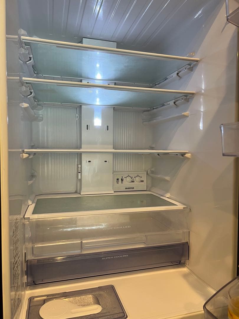 三菱電機 冷蔵庫 MR-CX37E-BR ブラウン 365L中古