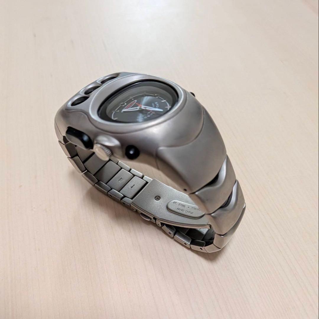 【SALE】NIKE gsx titanium 時計 00s y2k 動作品