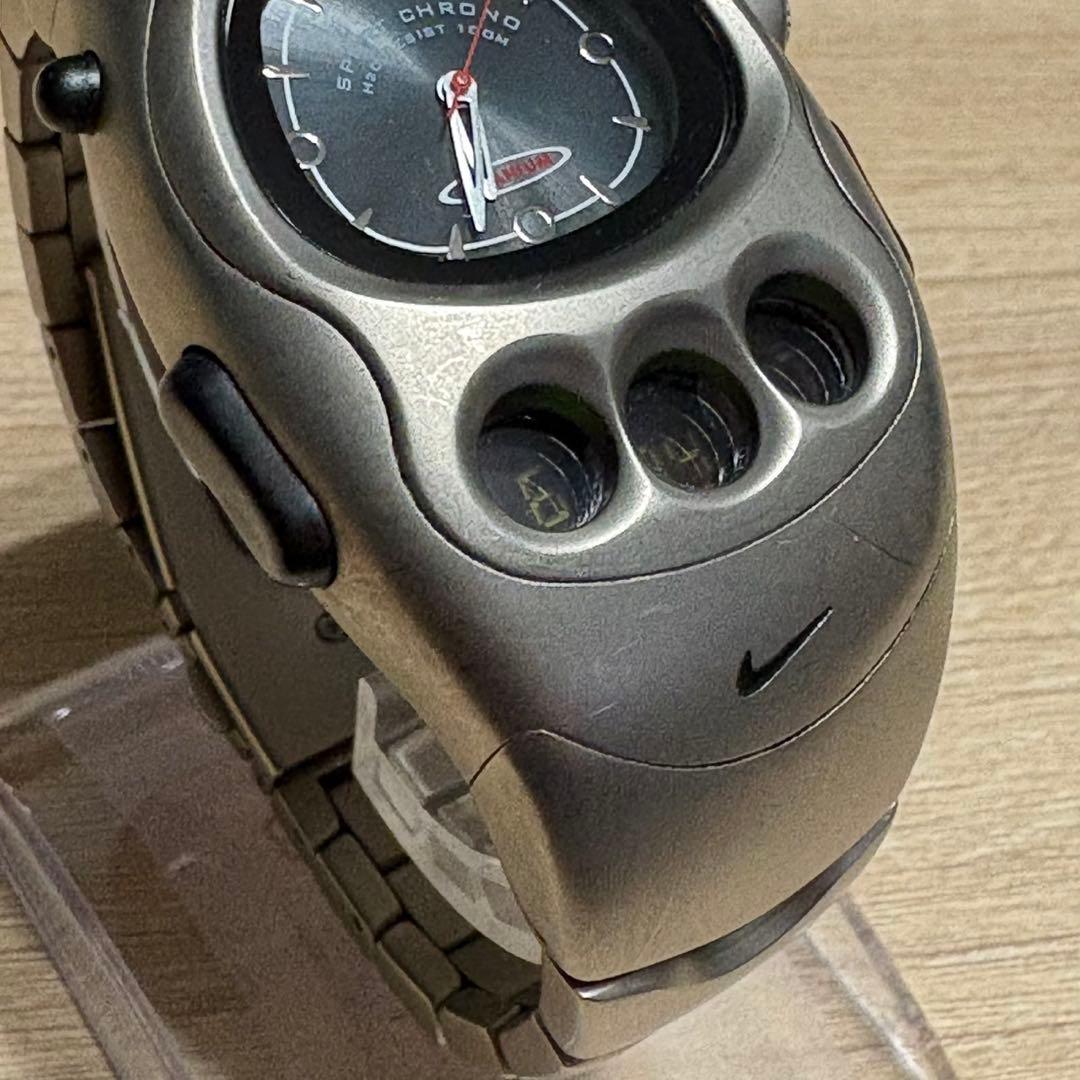 【SALE】NIKE gsx titanium 時計 00s y2k 動作品