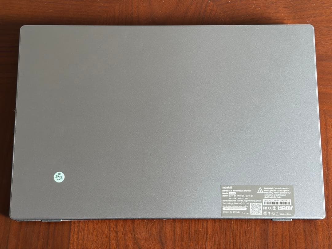 Intehill モバイルモニター 4K 13.4 インチ U13NA