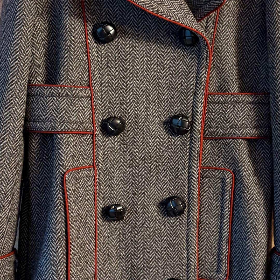 マリア★美品★GUCCI ヘリンボーン テーラードジャケット