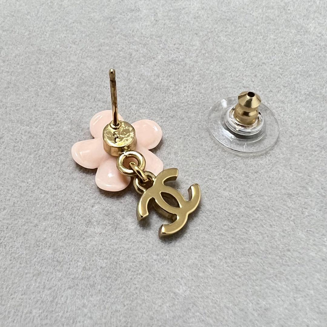 【CHANEL】シャネル ピアス 片耳 フラワーモチーフ