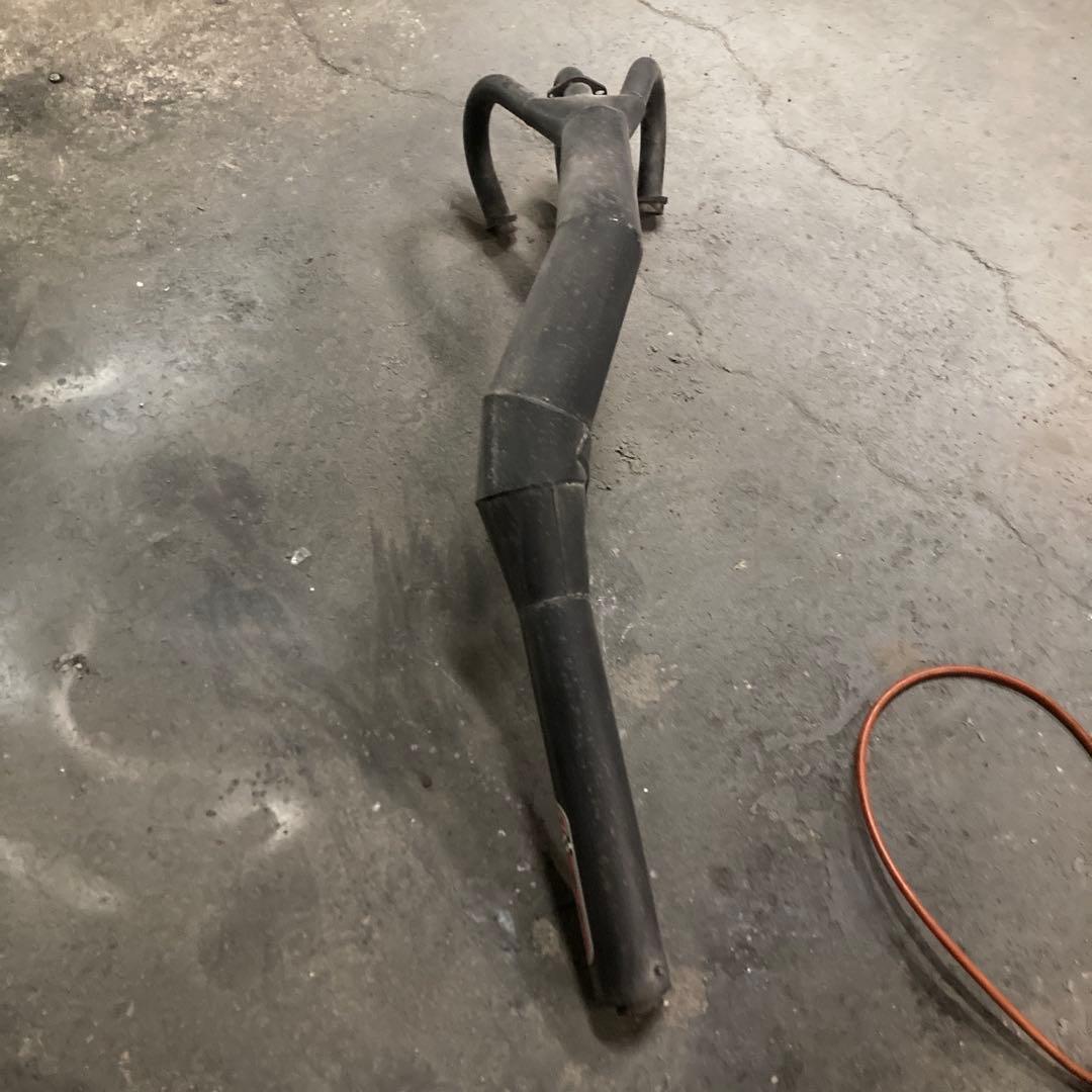 KH250ss350ゼンシンイモロングマフラー スガヤ　ケッチ　マッハ