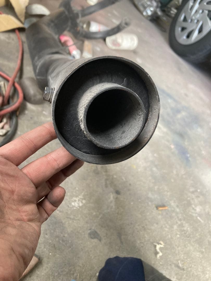 KH250ss350ゼンシンイモロングマフラー スガヤ　ケッチ　マッハ