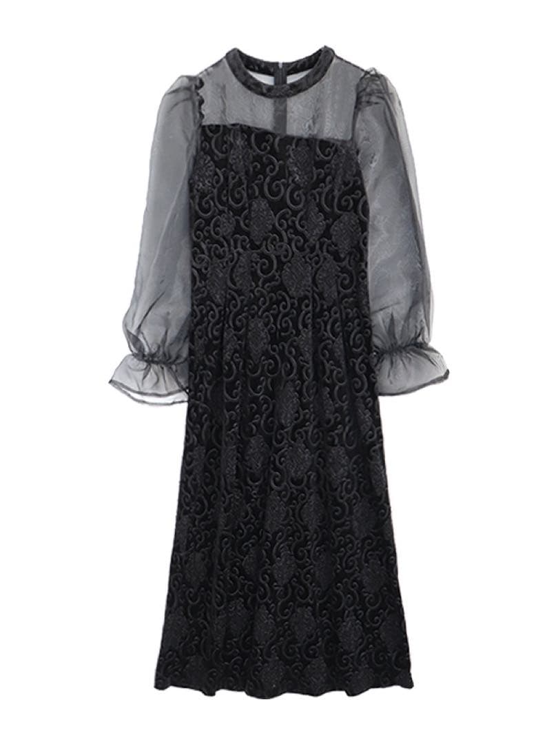 AMAIL Mature paypuri dress ブラック フリー